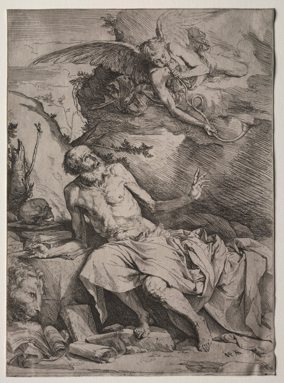 Saint Jerome by Jusepe de Ribera: Premium art reproduction