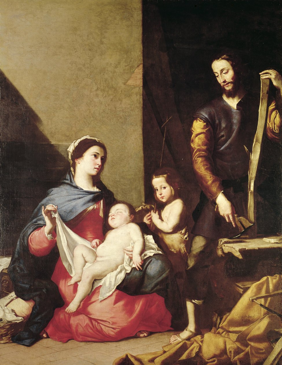 The Holy Family by Jusepe de Ribera: Buy fine art print