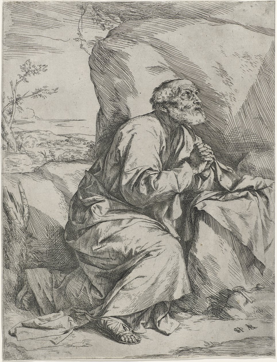 The Penitent Saint Peter, c.1621 by Jusepe de Ribera