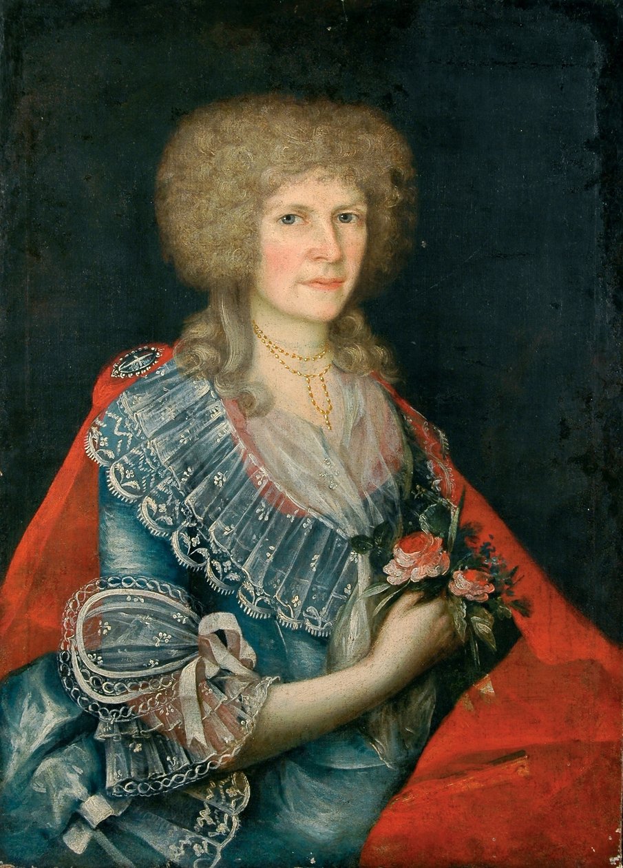 Portrait of Teresa Garbowska by Jozef Faworski