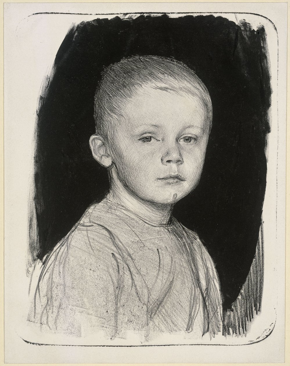 Portrait of Hans Kollwitz by Käthe Kollwitz