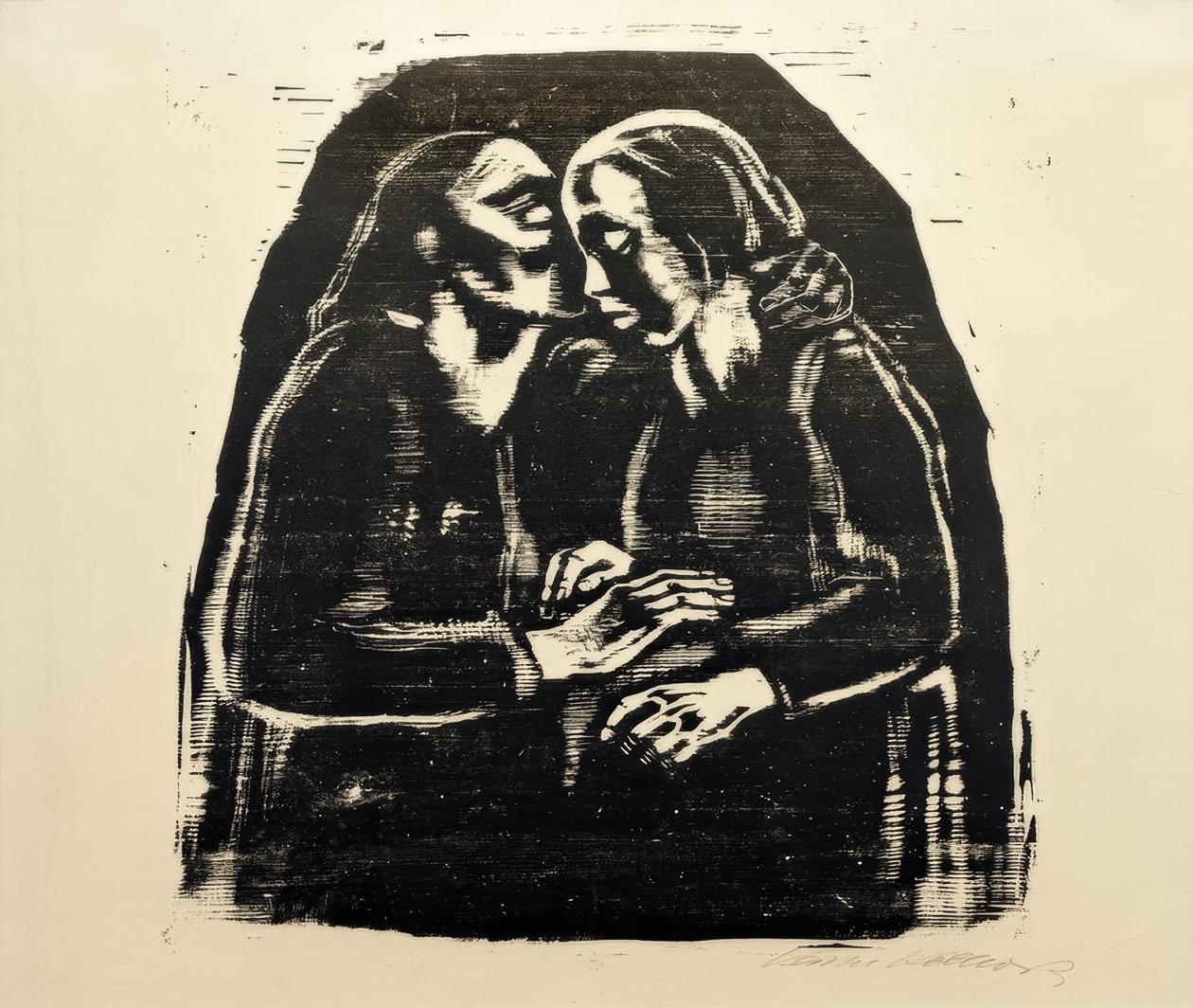 K. Kollwitz, Maria and Elisabeth III by Käthe Kollwitz