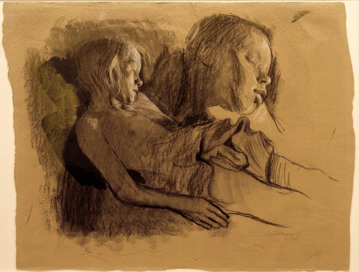 K. Kollwitz, Sleeping Child and Child