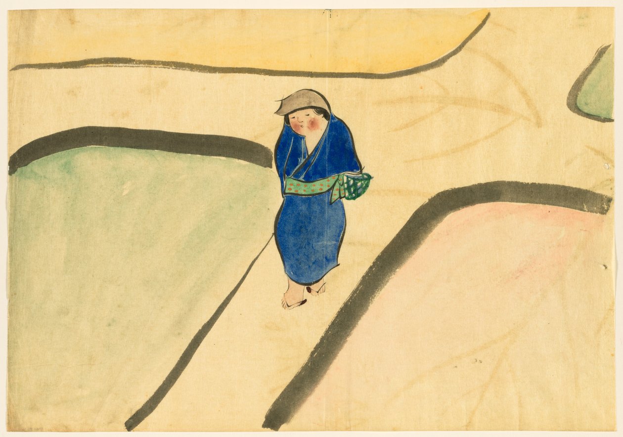 Flowers of a Hundred Worlds: Spring Field by Kamisaka Sekka