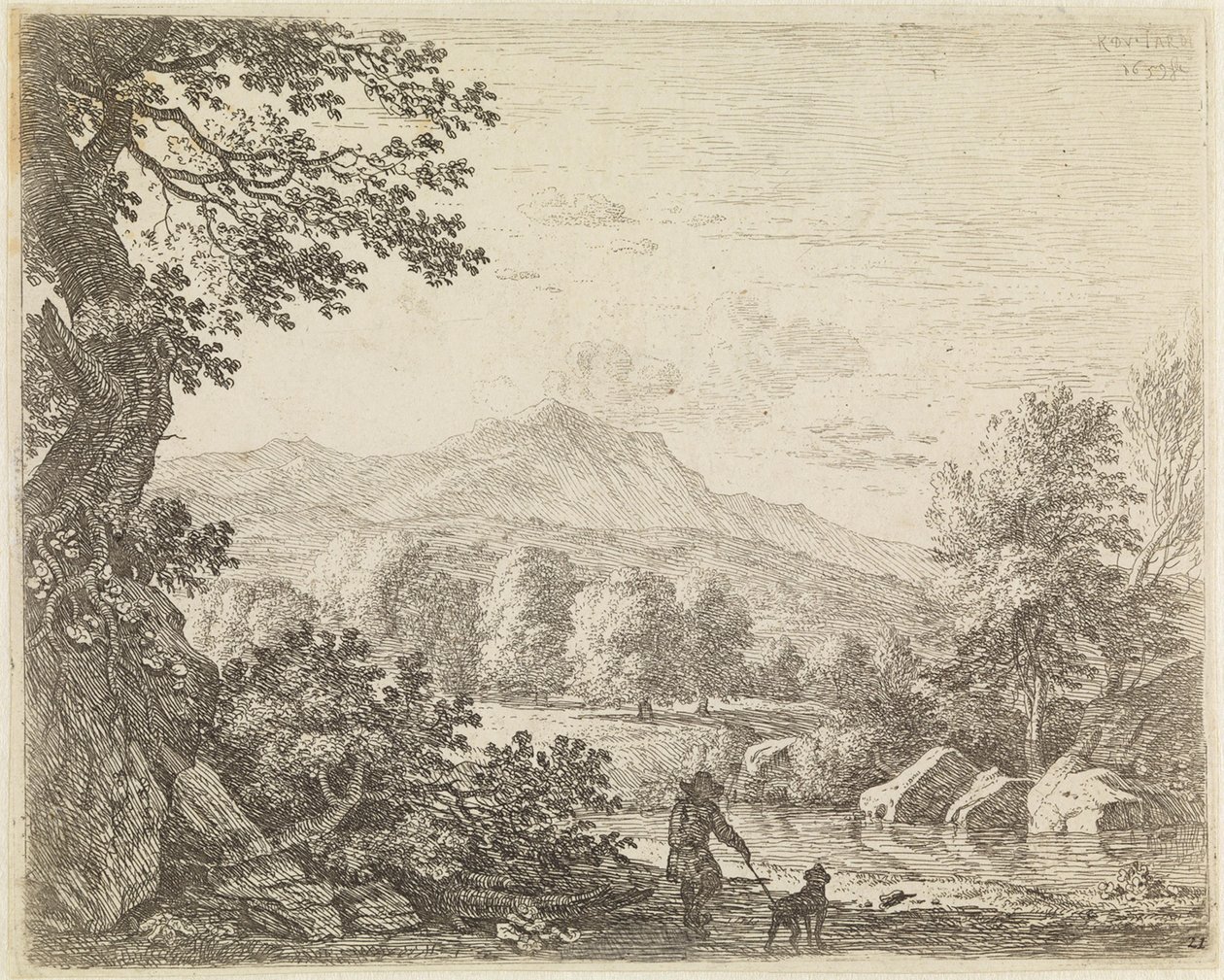 The Man with the Dog by Karel Dujardin