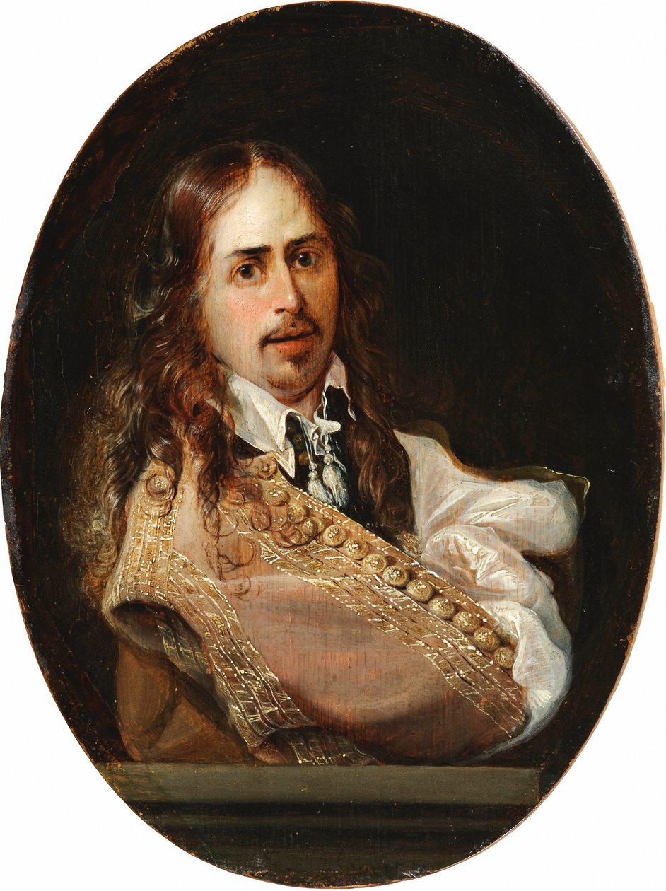 Self-portrait and Portrait of Cornelia Bouwers, the artist’s wife by Karel Slabbaert