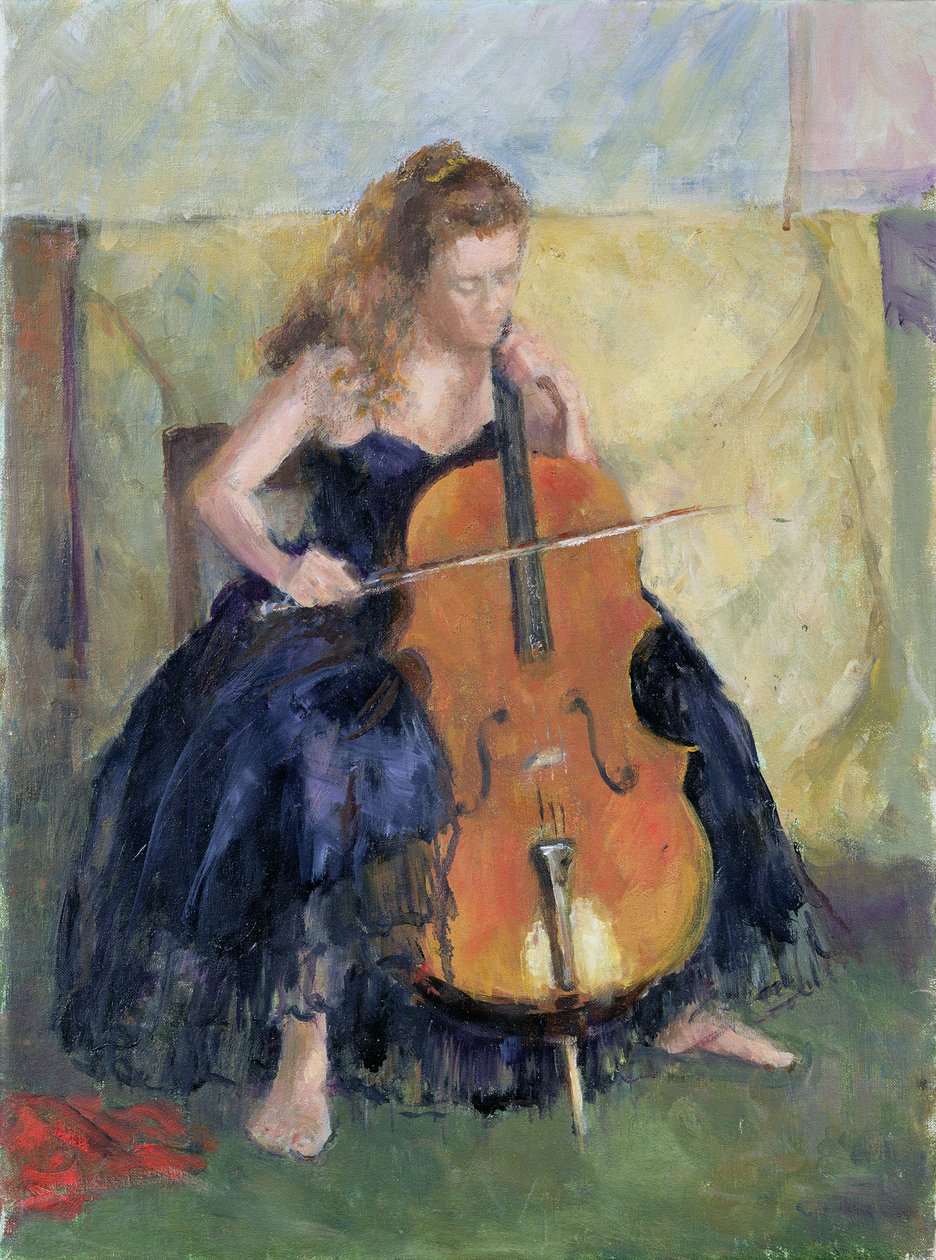 The Cello Player by Karen Armitage