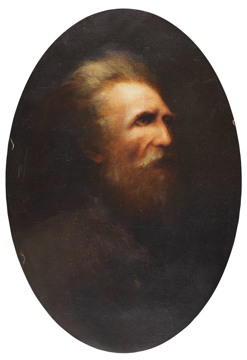 Karl Wilhelm Diefenbach Self-Portrait by Karl Wilhelm Diefenbach
