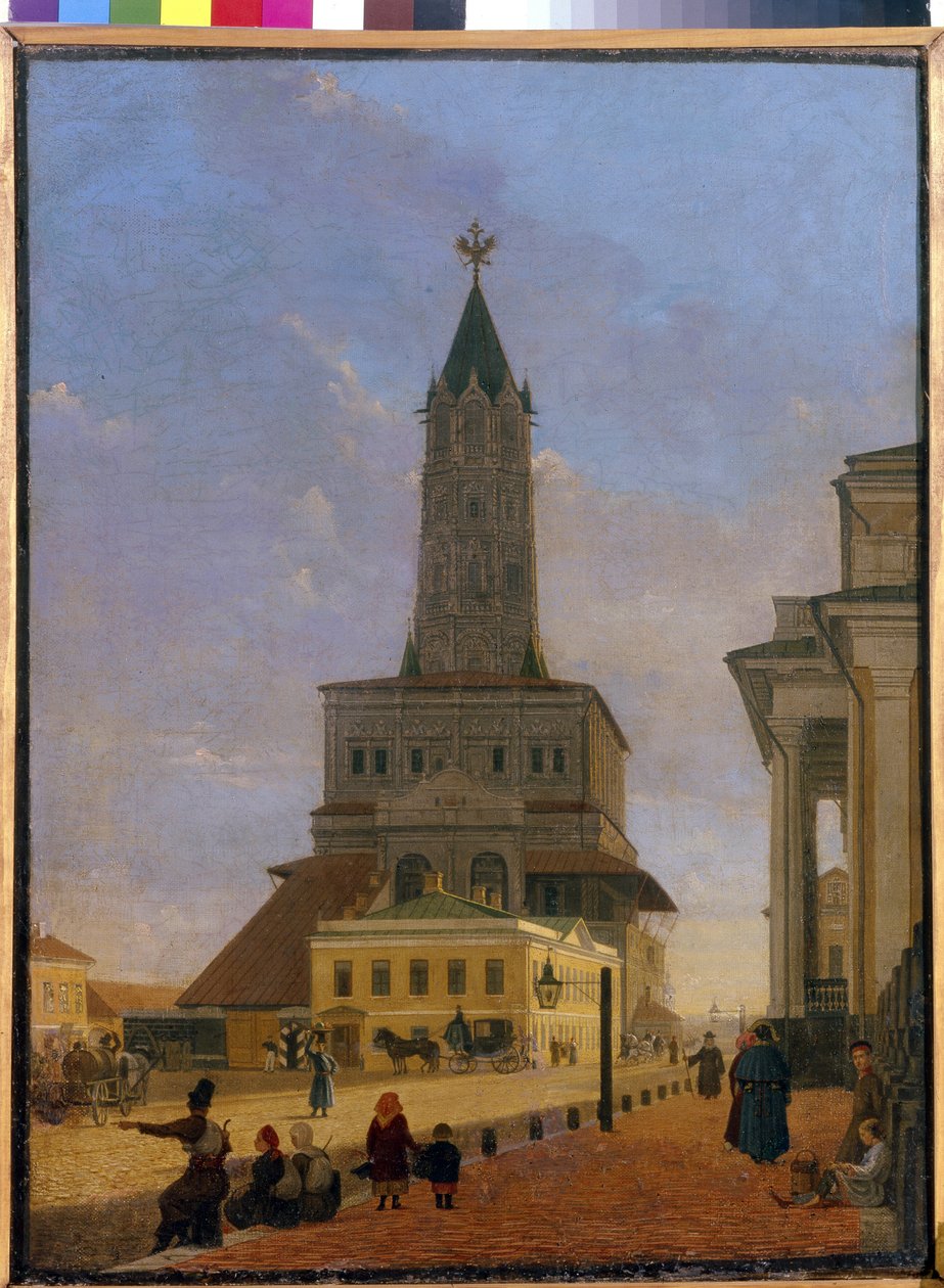 The Sukharev Tower in Moscow by Karl-Fridrikh Petrovich Bodri