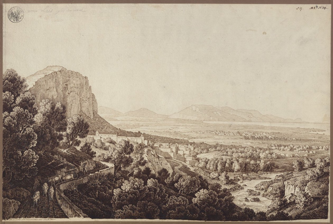 View of the Valley of Partinico in Sicily by Karl Friedrich Schinkel