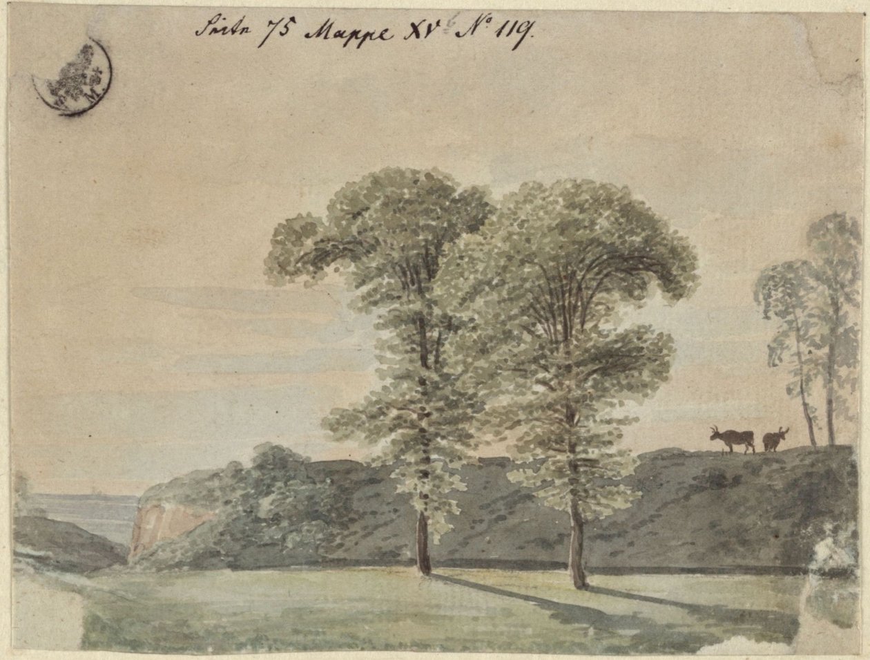 Tree Study by Karl Friedrich Schinkel