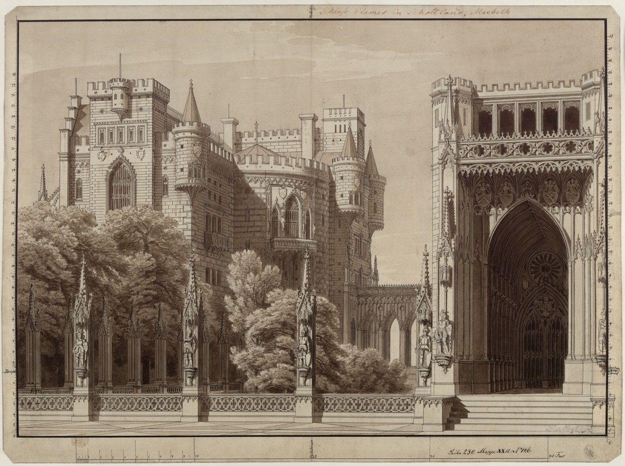Decoration for General Use. Castle by Karl Friedrich Schinkel