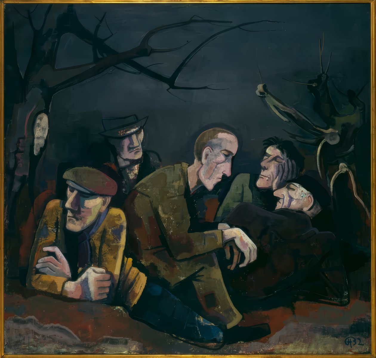 Unemployed by Karl Hofer