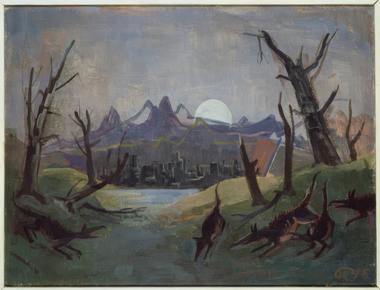 Evil Night by Karl Hofer