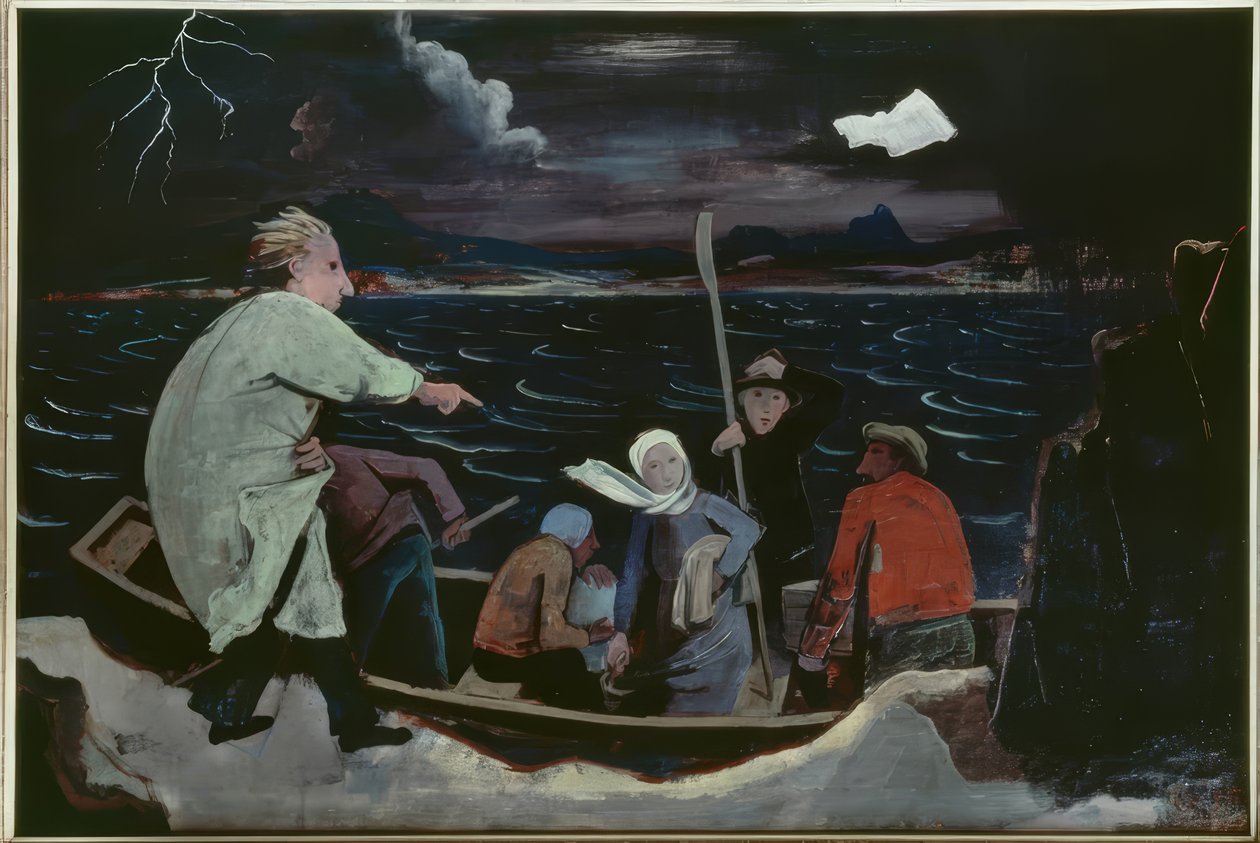 The Landing by Karl Hofer