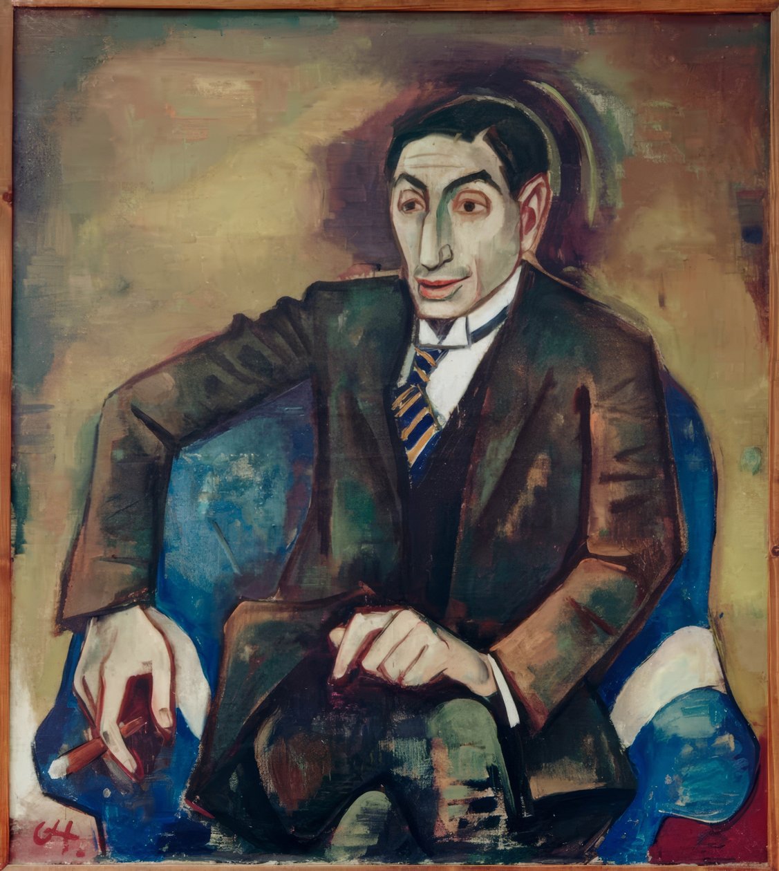 Portrait of Alfred Flechtheim by Karl Hofer
