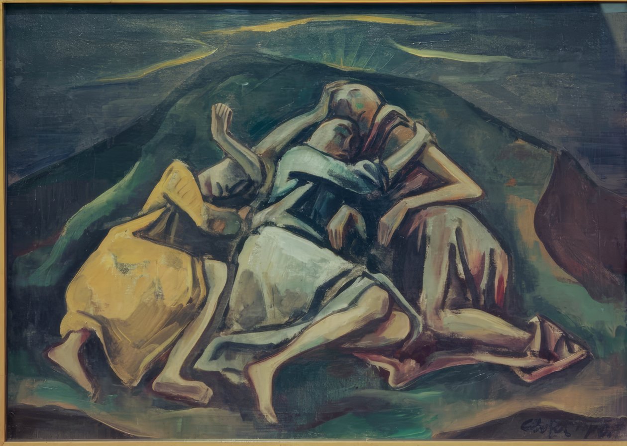 Sleeping Disciples by Karl Hofer