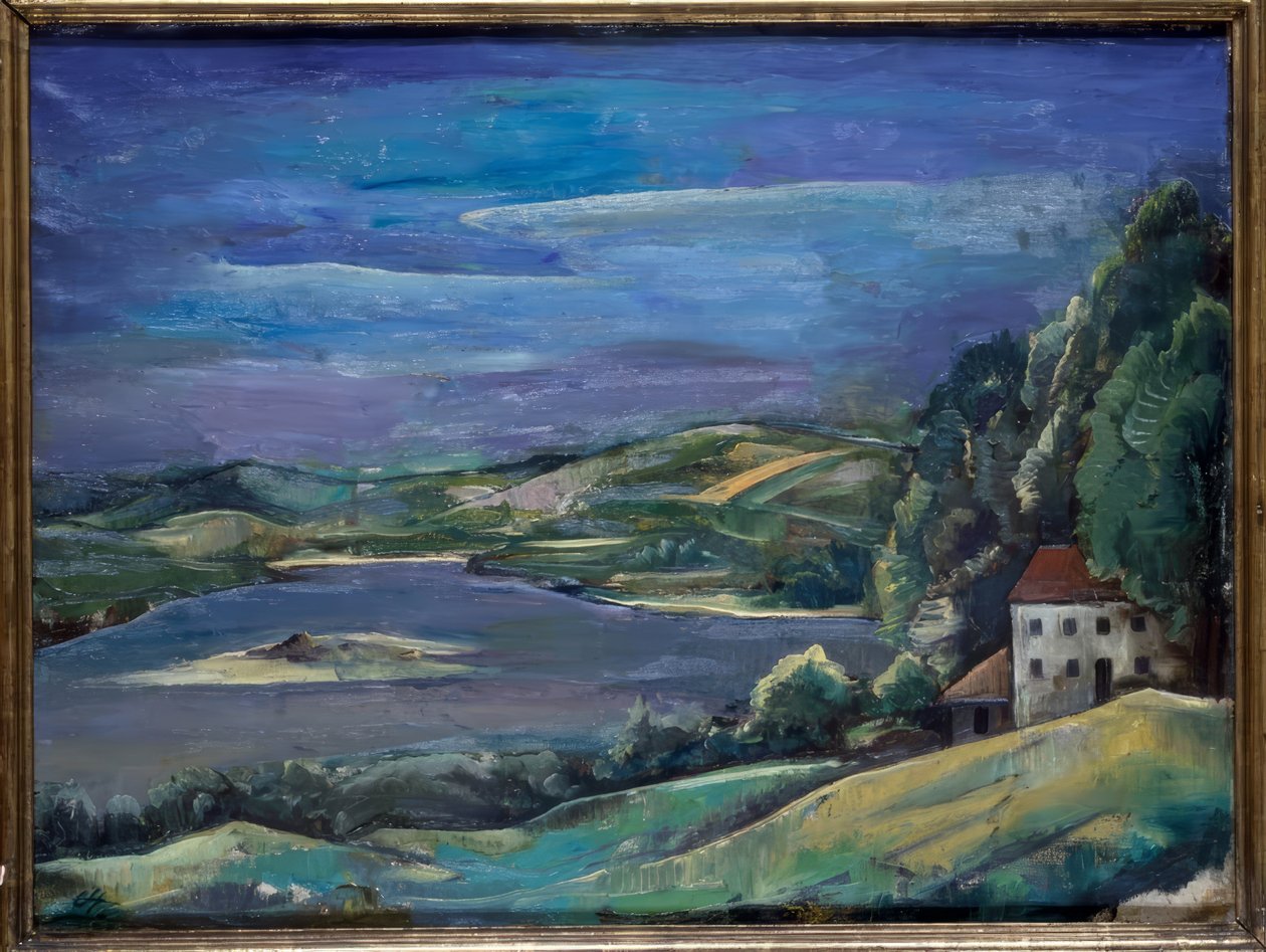 Ticino Landscape by Karl Hofer