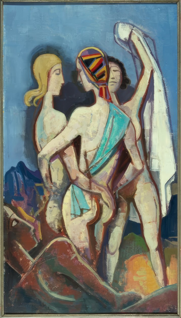 Judgment of Paris by Karl Hofer