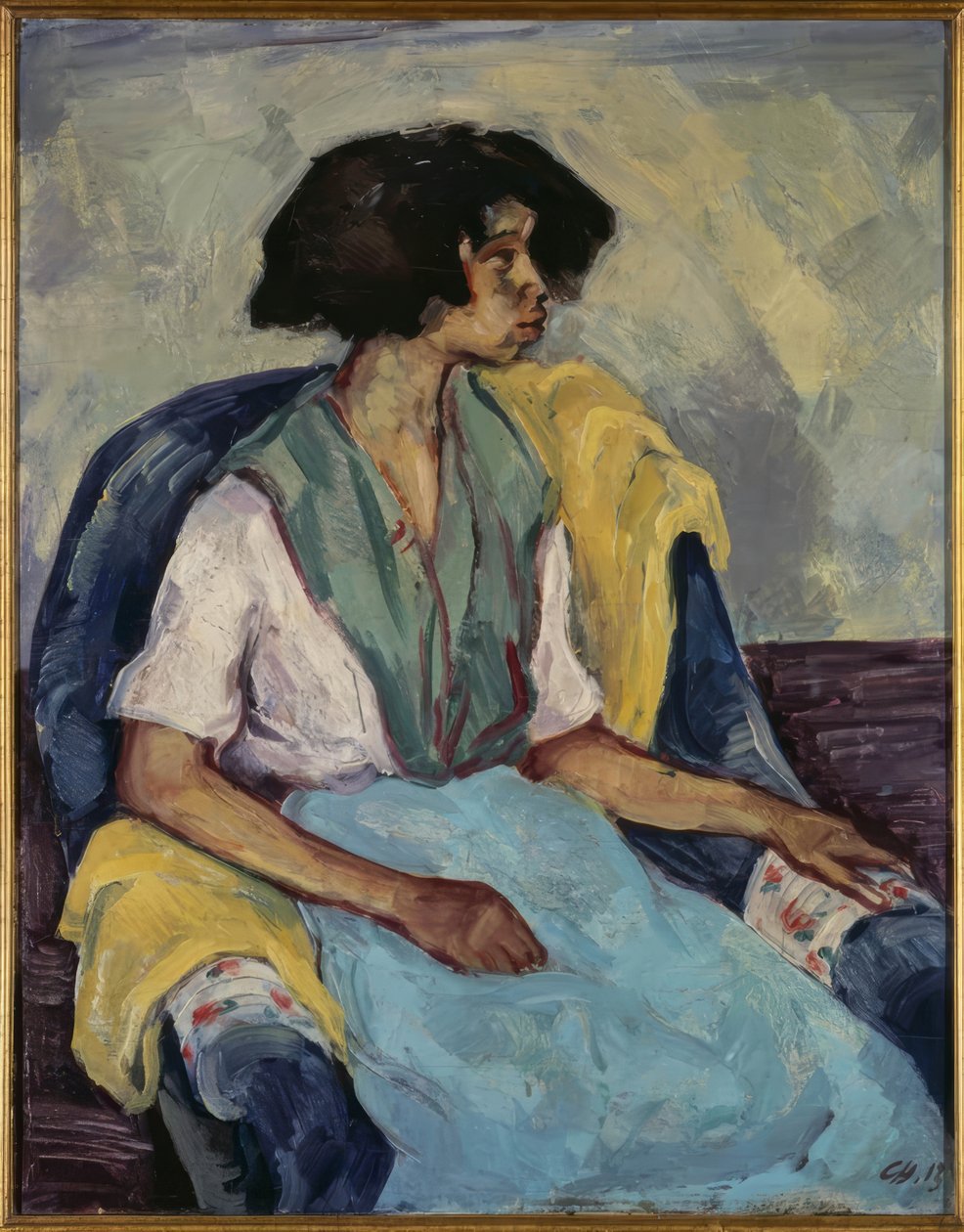 Gypsy Woman by Karl Hofer