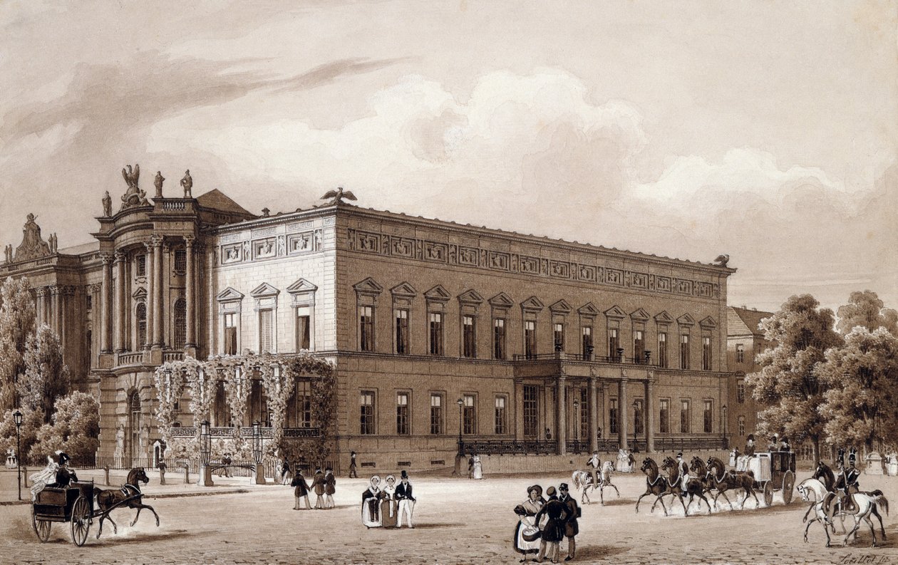 Unter Den Linden, Berlin by Karl Loeillot de Mars