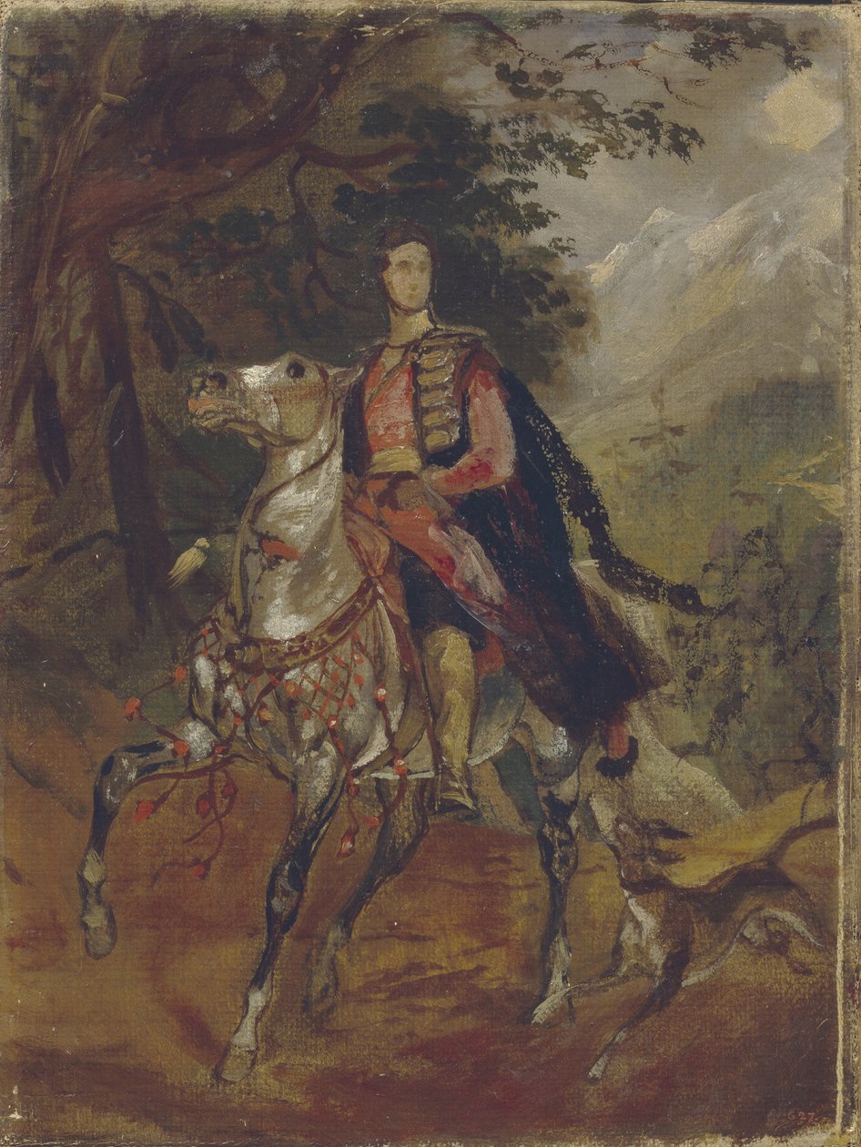 Portrait of Count Anatole Nikolaievich Demidov, 1st Prince of San Donato by Karl Pavlovich Bryullov