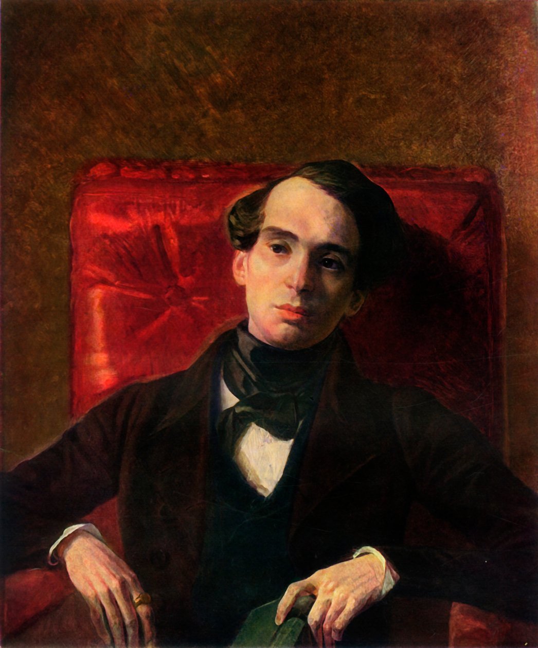 Portrait of the Writer Alexandr Nikolayevich Strugovshchikov by Karl Pavlovich Bryullov