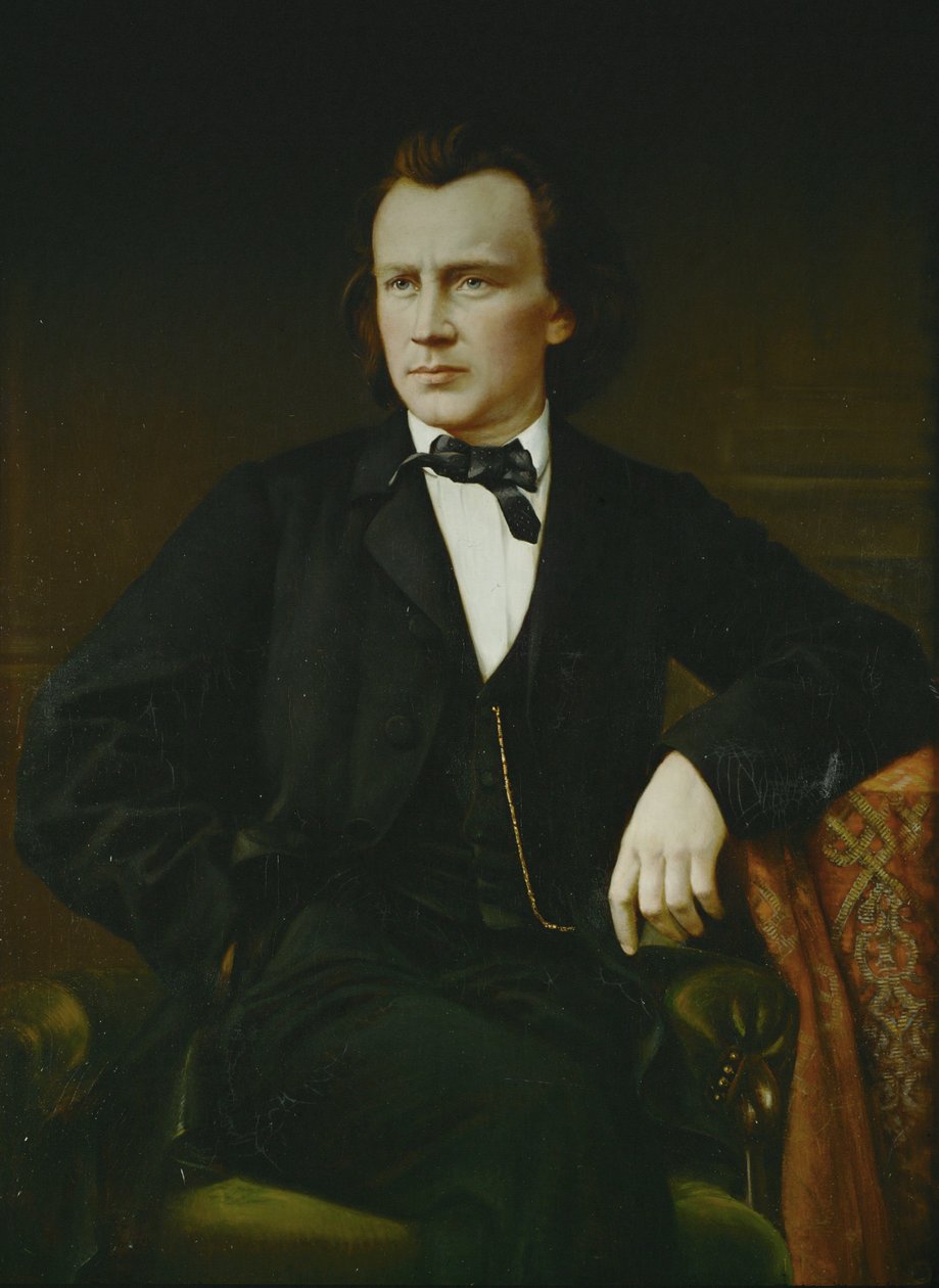 Johannes Brahms by Karl von Jagemann
