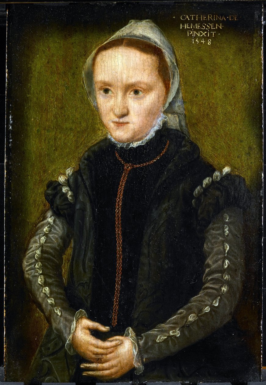 Portrait of a Woman, probably a Self Portrait by Katharina van Hemessen