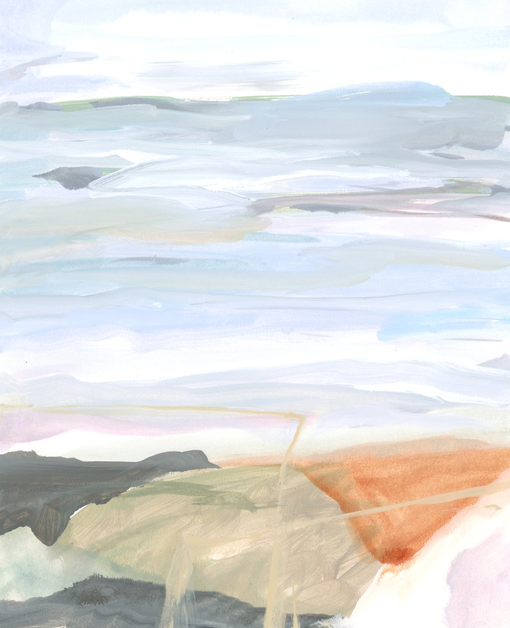 Abstract Landscape V, 2022 by Katie Ré Scheidt