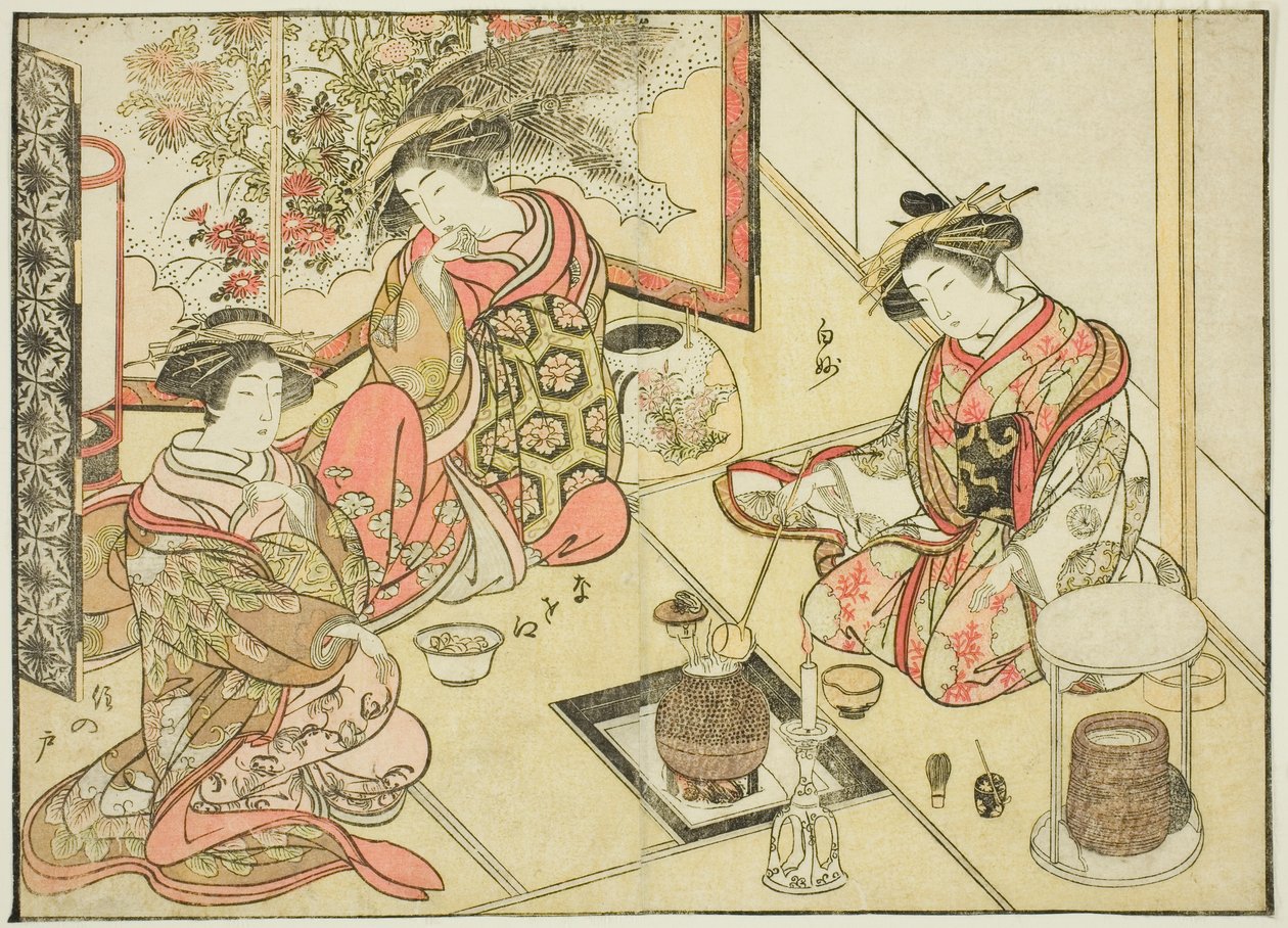Courtesans of the Okaneya, from the book 