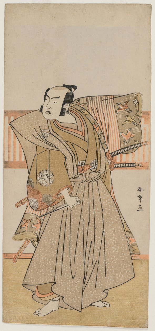 Ichimura Uzaemon IX as Soga no Juro by Katsukawa Shunsho