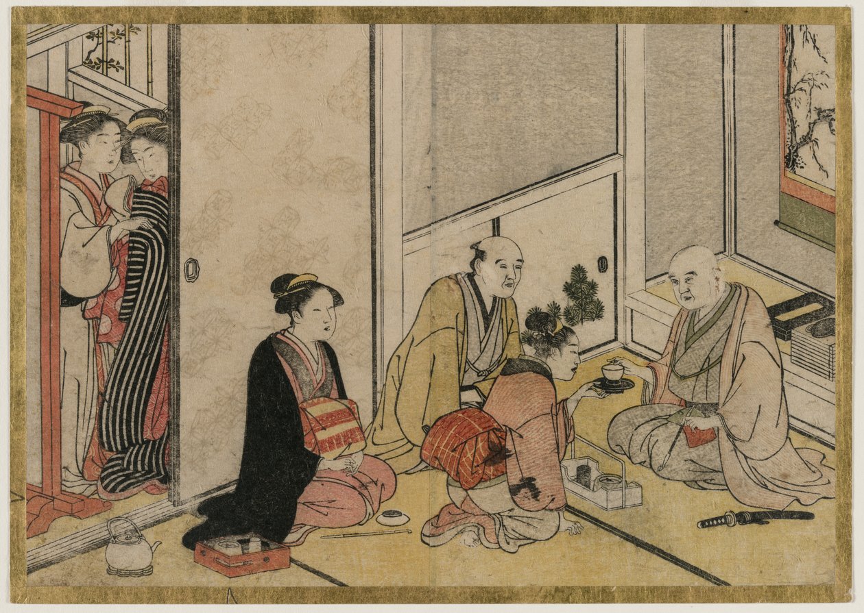 Interior Scene by Katsukawa Shunsho