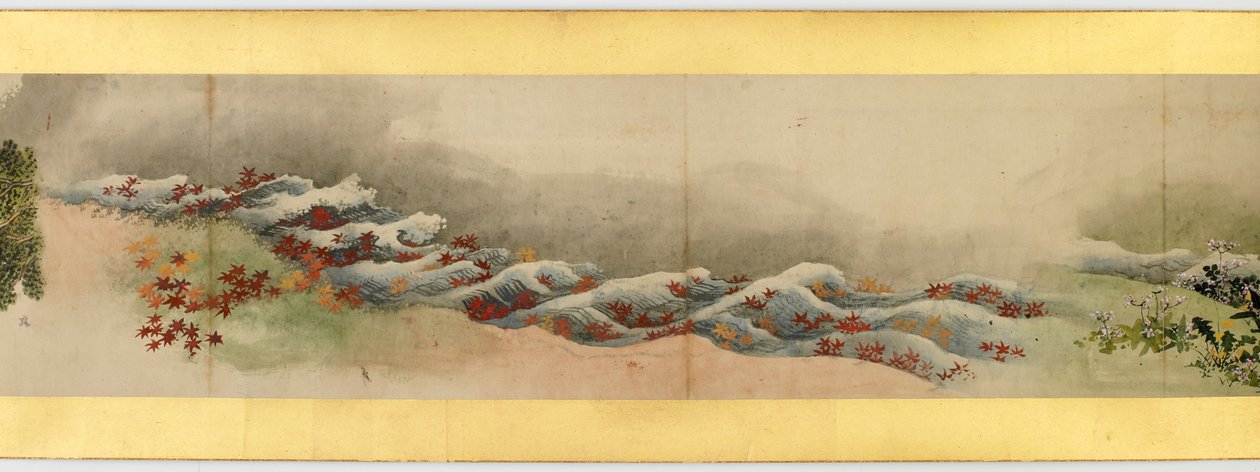 Detail of Handscroll with Miscellaneous Images, Edo Period, 1839 by Katsushika Hokusai
