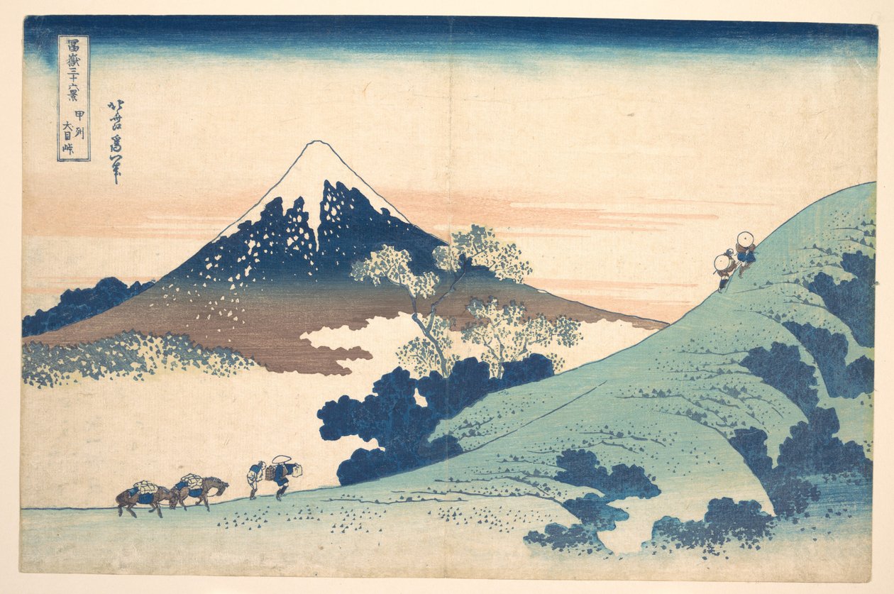 Fuji from Inume Pass by Katsushika Hokusai