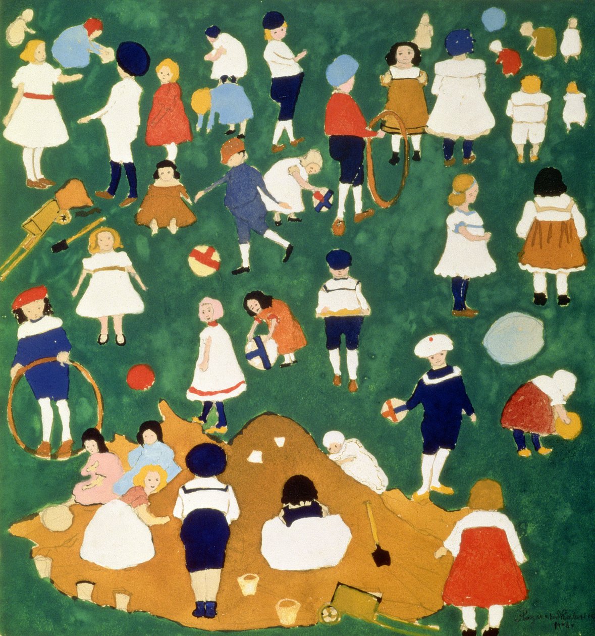 Children, 1908 by Kazimir Severinovich Malevich