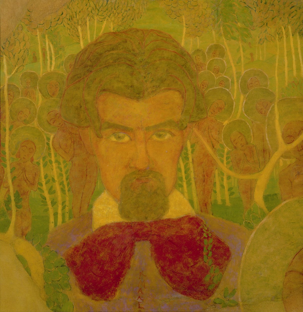 Self Portrait, study for a fresco, 1907 by Kazimir Severinovich Malevich