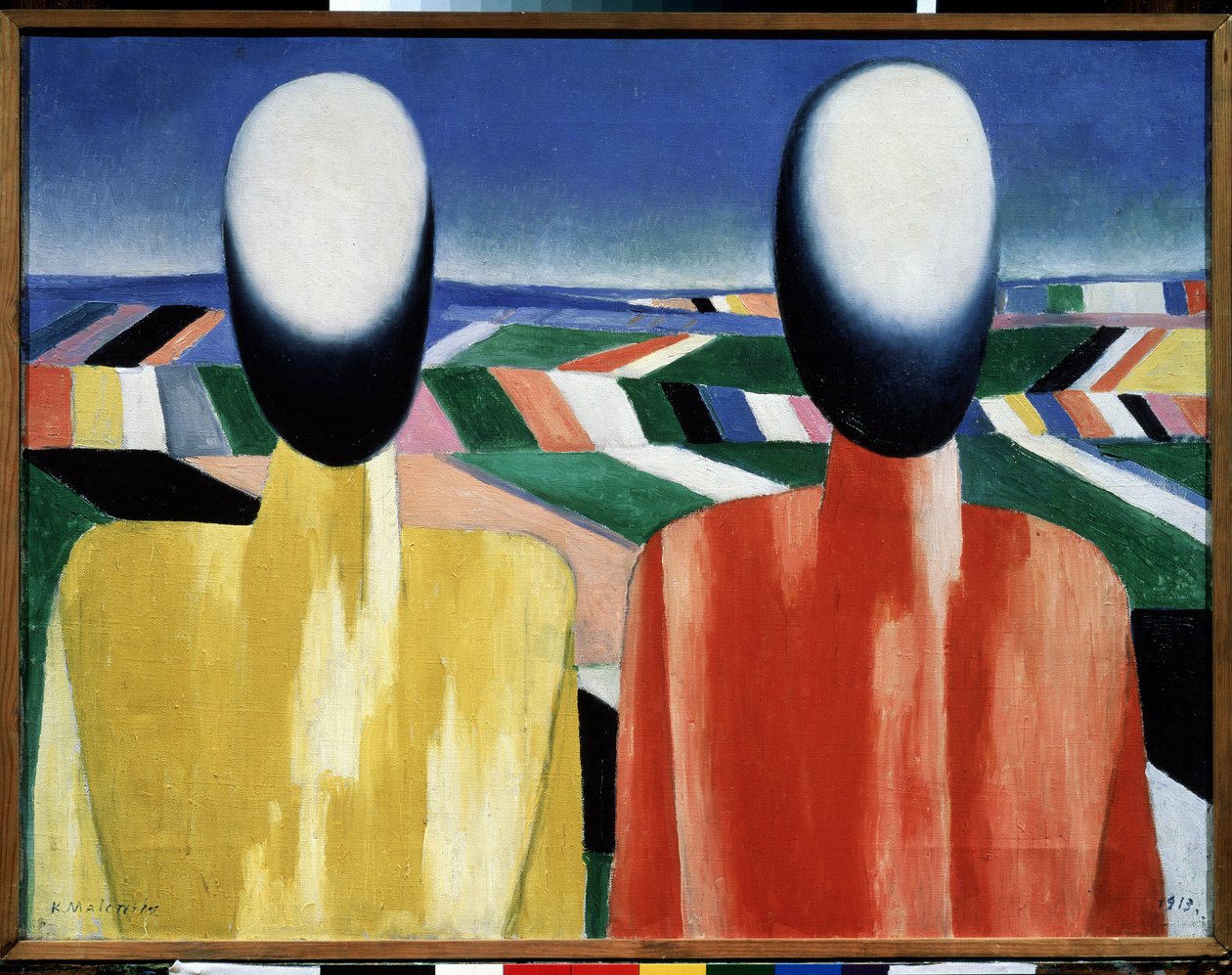 Peasants by Kazimir Severinovich Malevich