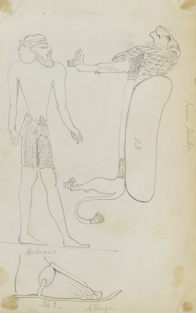 A King from Tombs, Hebrew, No. 8 by Kellogg, Miner Kilbourne