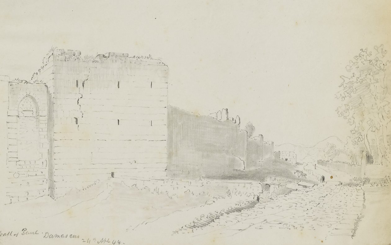 Wall of Zareh, Damascus by Kellogg, Miner Kilbourne