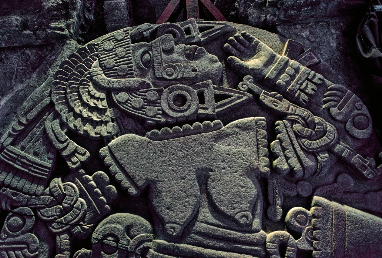 Great Temple of the Aztecs, Coyolxauqui by Kenneth Garrett