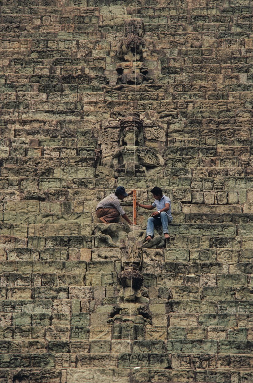 Heiroglyphic Staircase; Temple 26, Maya, Copan, Honduras, Classic period