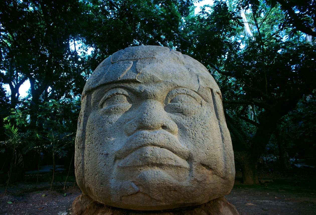 Olmec; Mexico; Ancient Cultures; Americas; Archaeology; artifact; La Venta; Olmec Head by Kenneth Garrett