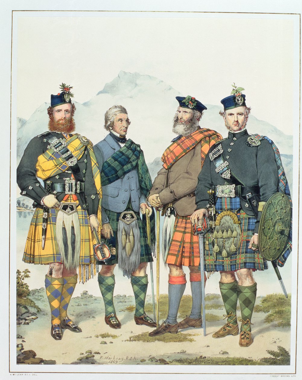 John MacLachlan, Hugh Grahame, James MacFarlane and Angus Colquhoun, Four of Queen Victoria