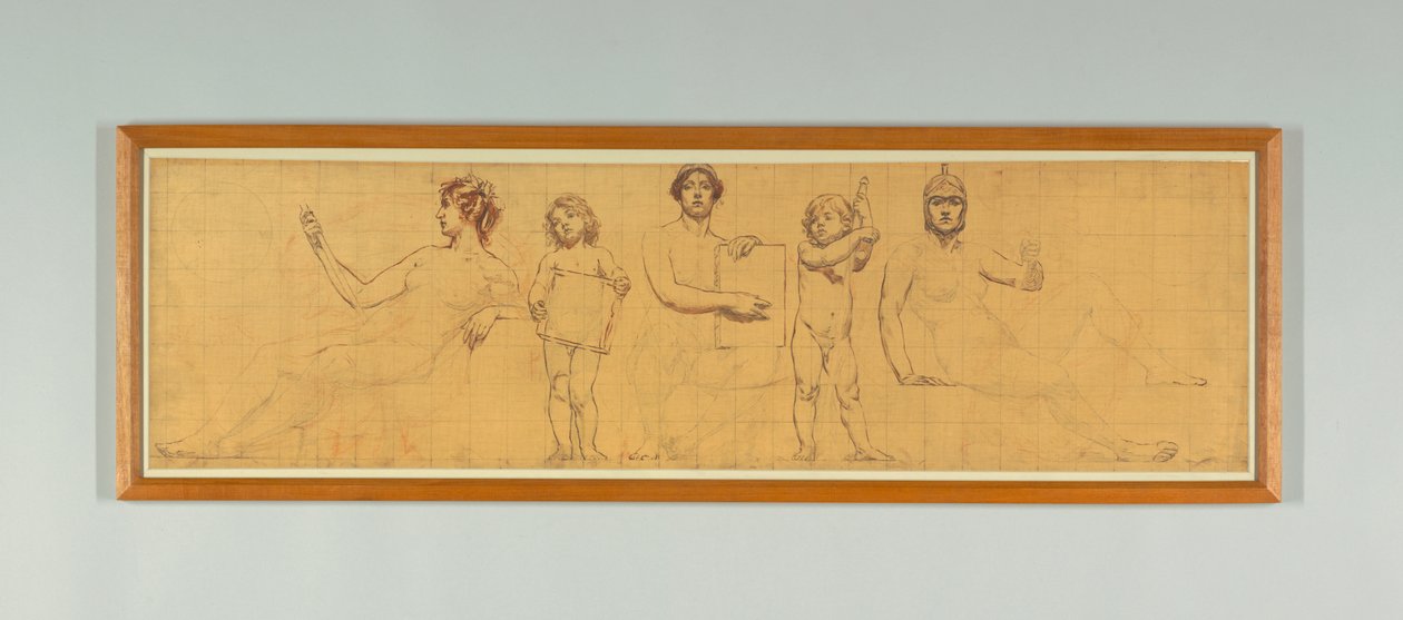 The Statute Law, Study for Right Panel of 