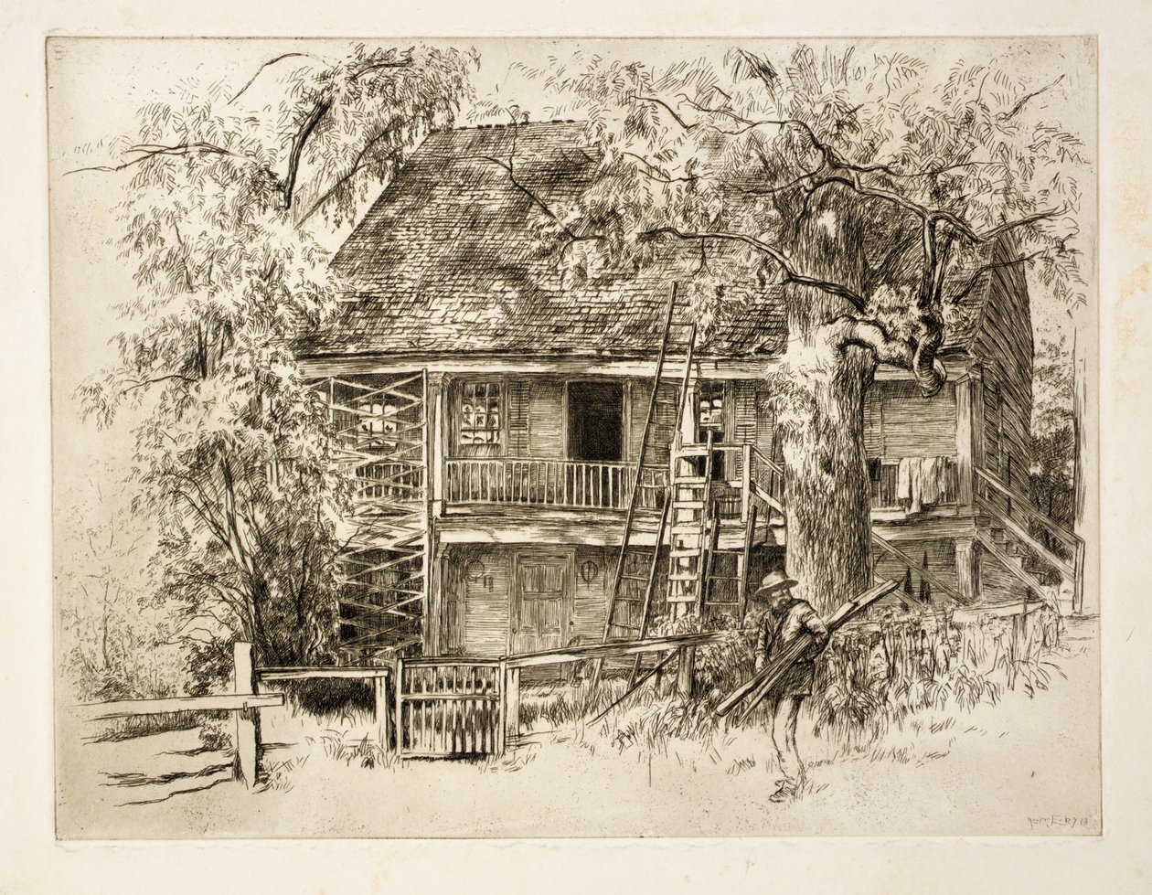 The Old House by Kerr Eby