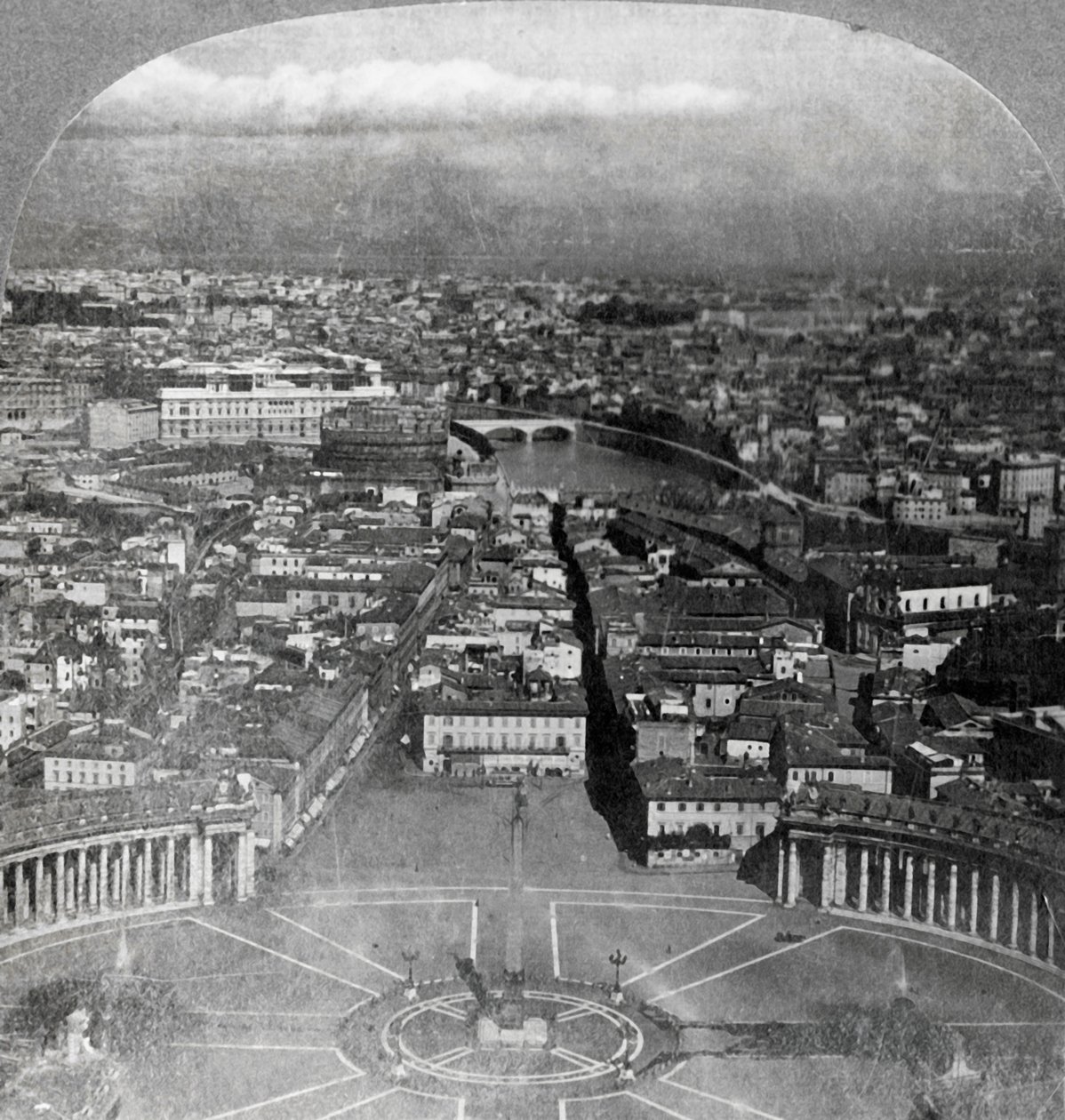 Rome, the Eternal City, from the Balcony of St. Peter