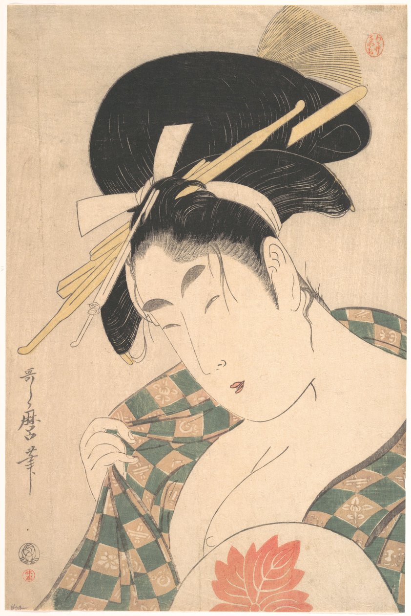 A Courtesan by Kitagawa Utamaro