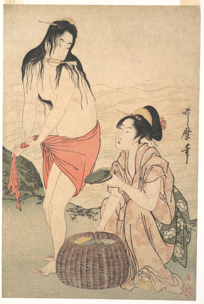 Abalone Divers by Kitagawa Utamaro