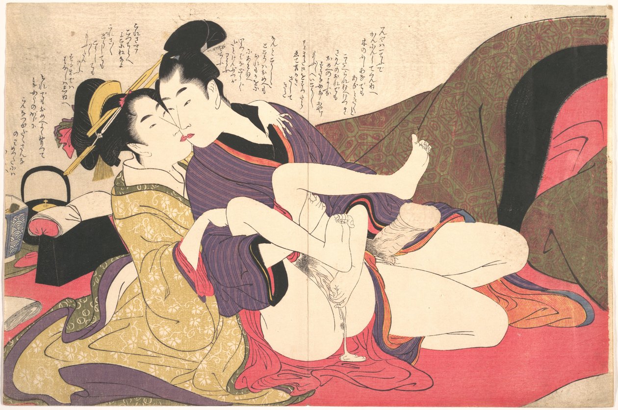 Erotic Print by Kitagawa Utamaro